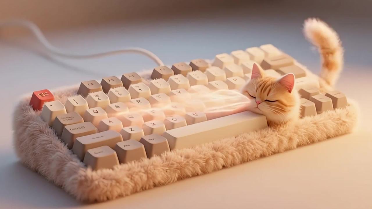 毛绒键盘