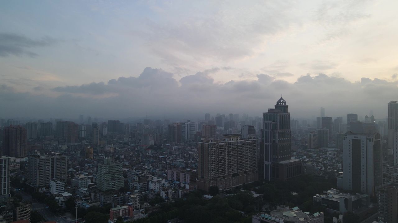 广州荔湾区航拍