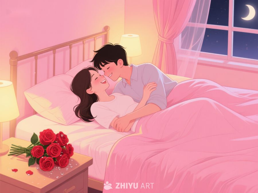 温馨夜晚的甜蜜时刻 908