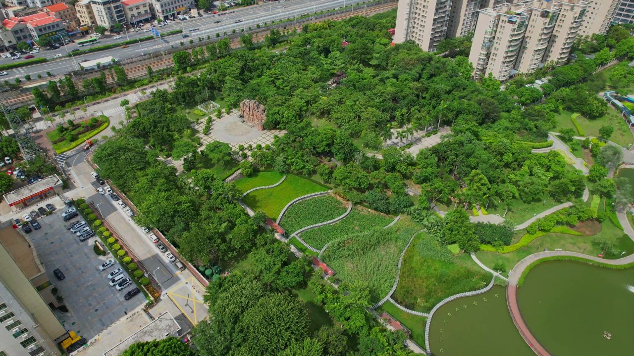 航拍厦门宁宝公园 11