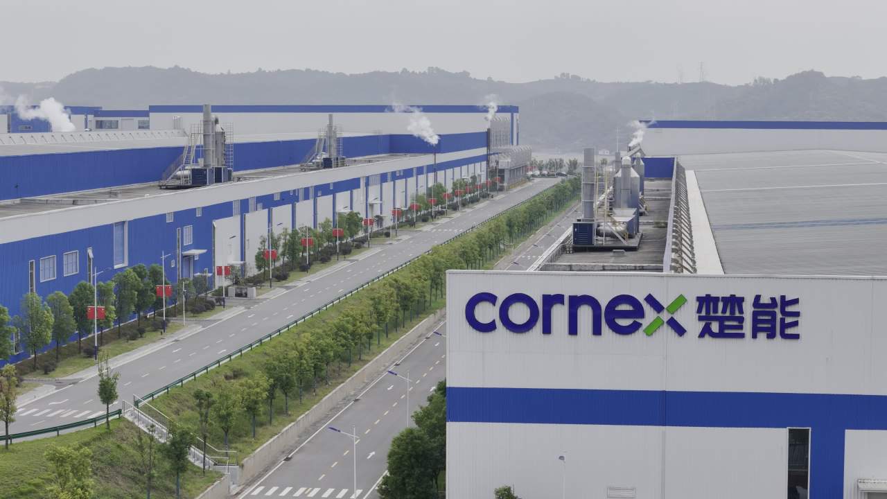 CORNEX工厂航拍视角