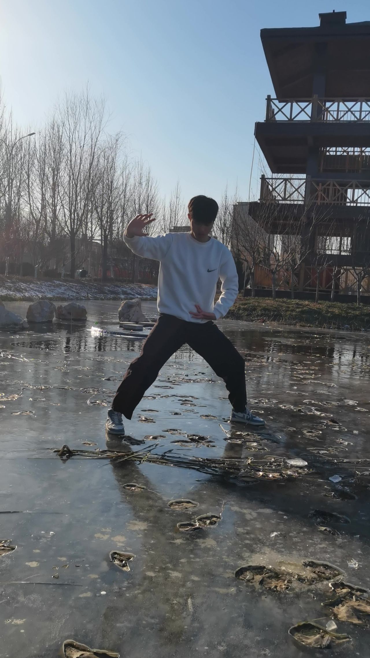运动员小哥哥中国武术操练合集