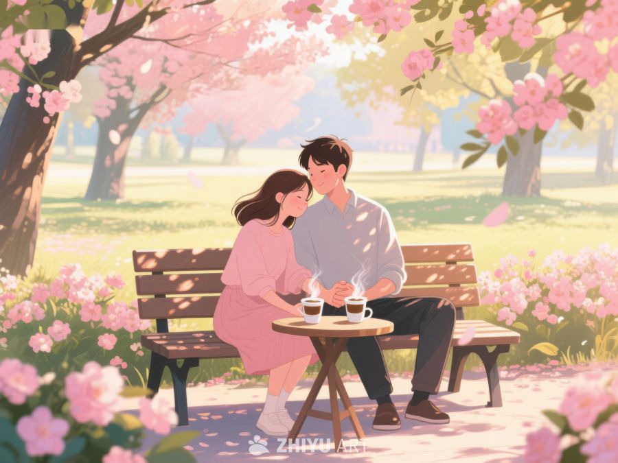 春日公园情侣温馨小憩 59