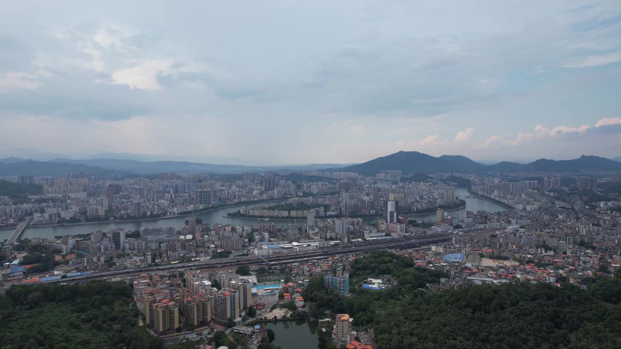 航拍广东韶关