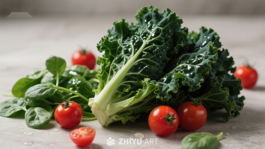 新鲜蔬菜静物特写