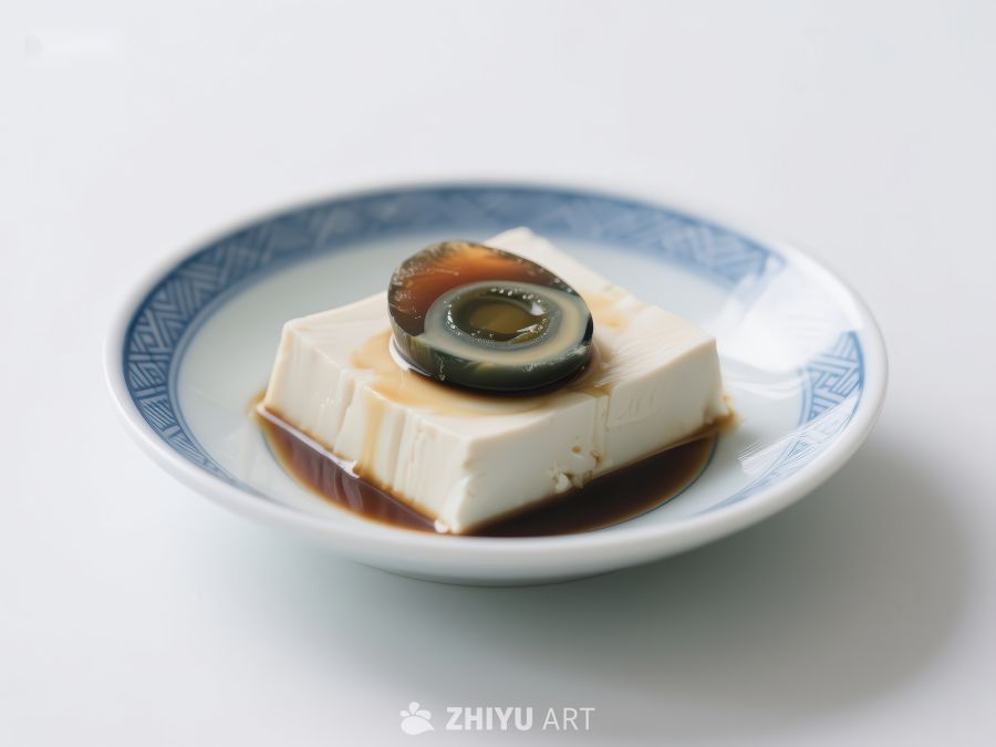 豆腐配皮蛋，酱油调味 130