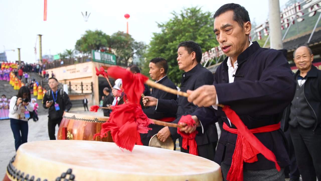 4k南方舞狮表演实拍