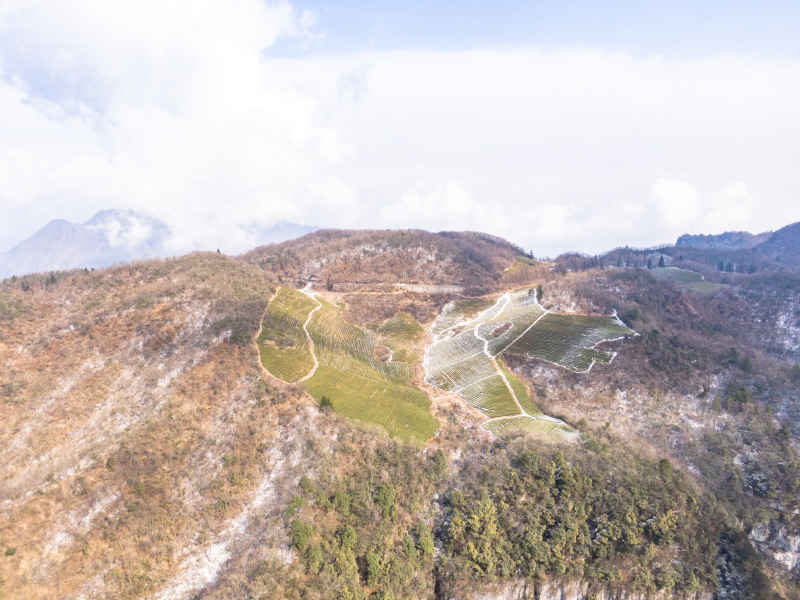 湖南张家界武陵源5A景区雪景