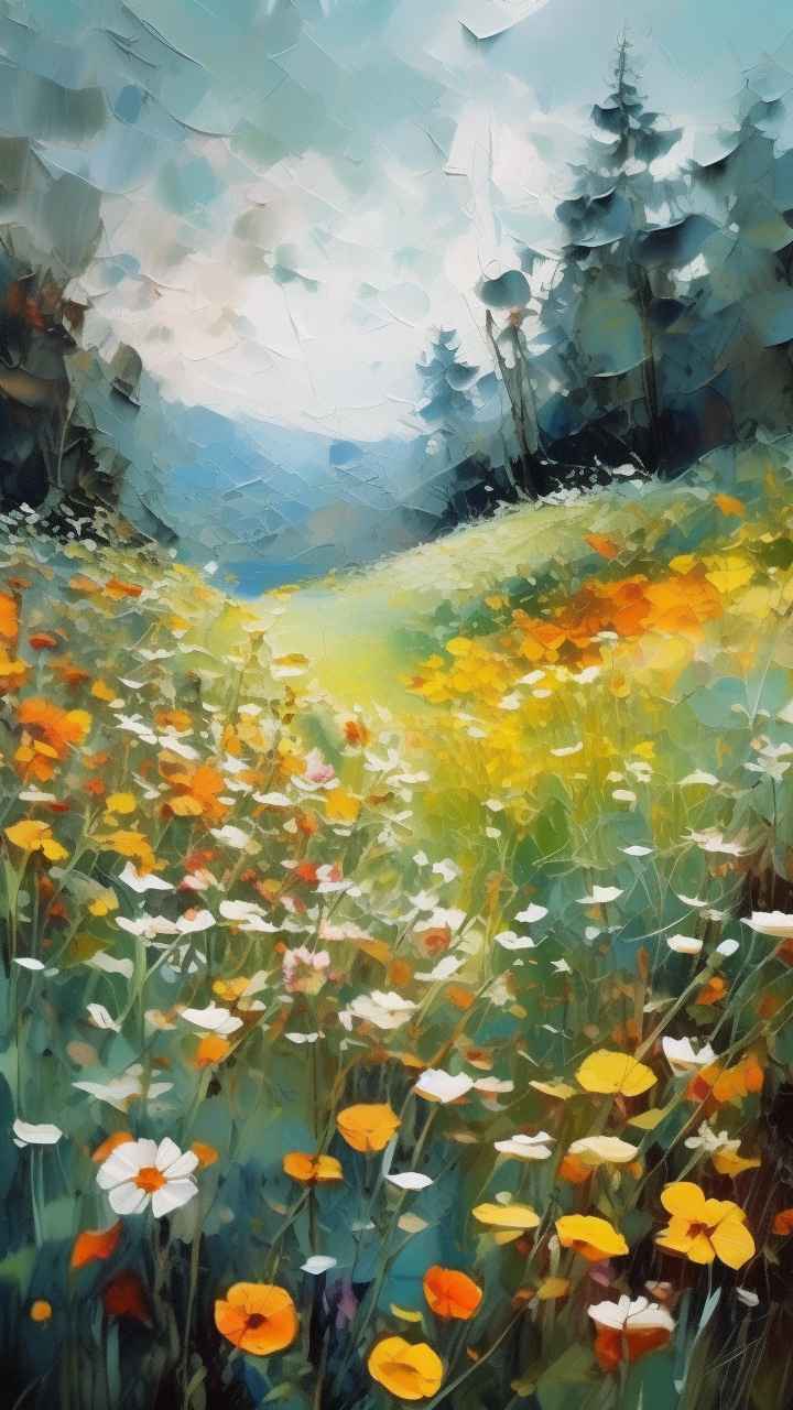 印象派抽象插画 189