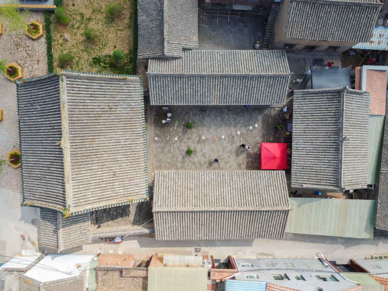 航拍山西晋城古建风光 15