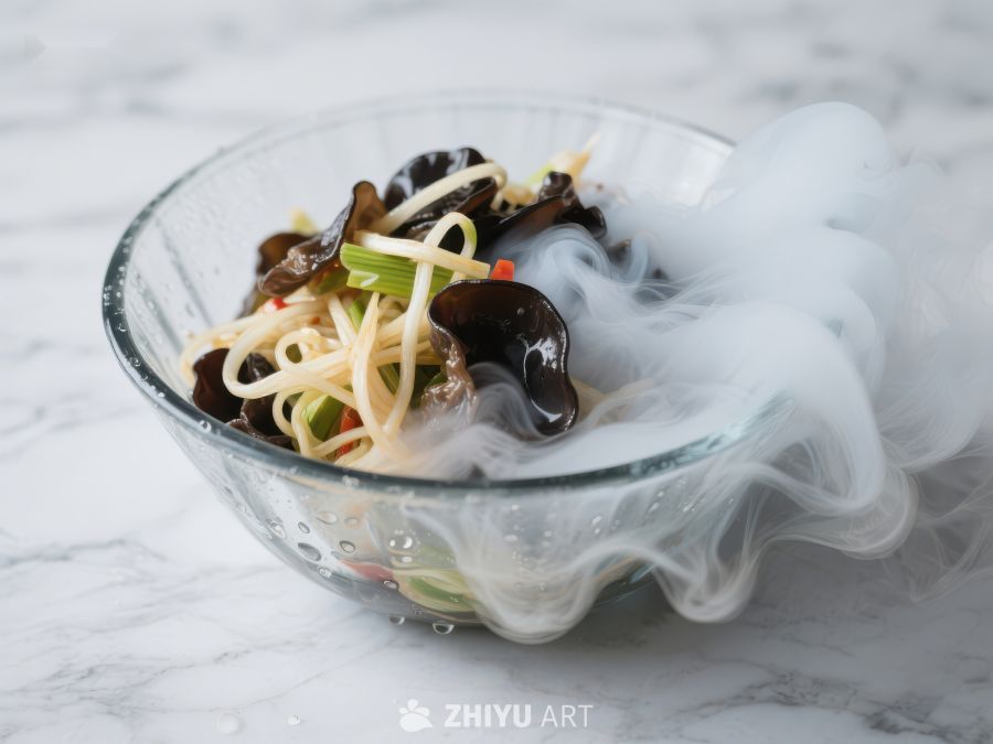 烟雾缭绕的木耳拌面 1721