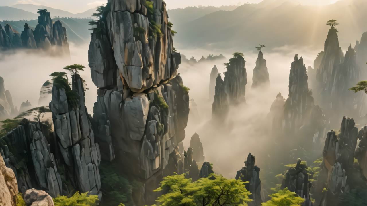 中国云南昆明石林风光特殊地貌 11