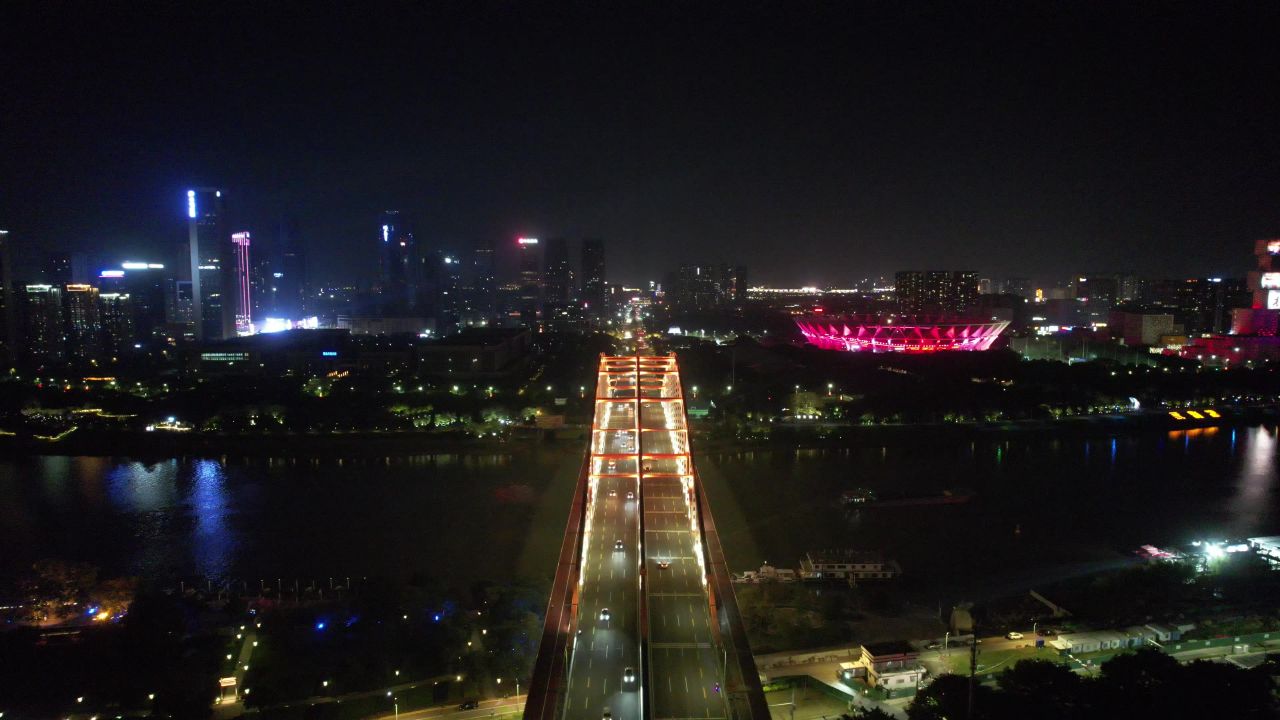 广东佛山城市夜景