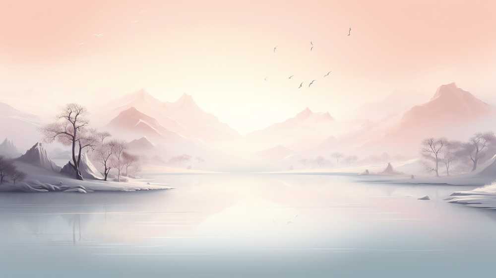 浅色背景艺术创意图