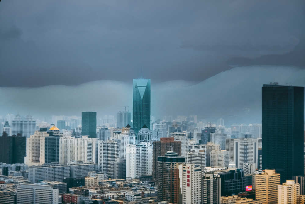 阴空下的兰州