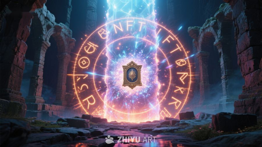 神秘符文照亮古老遗迹 470