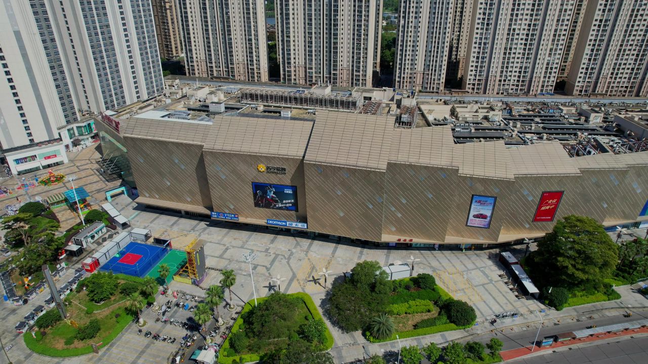 航拍漳州万达广场景观