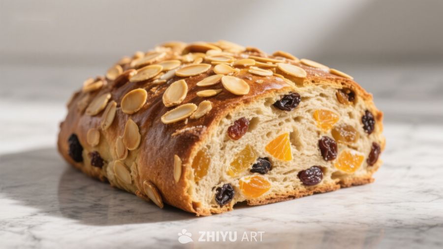 果仁葡萄干面包