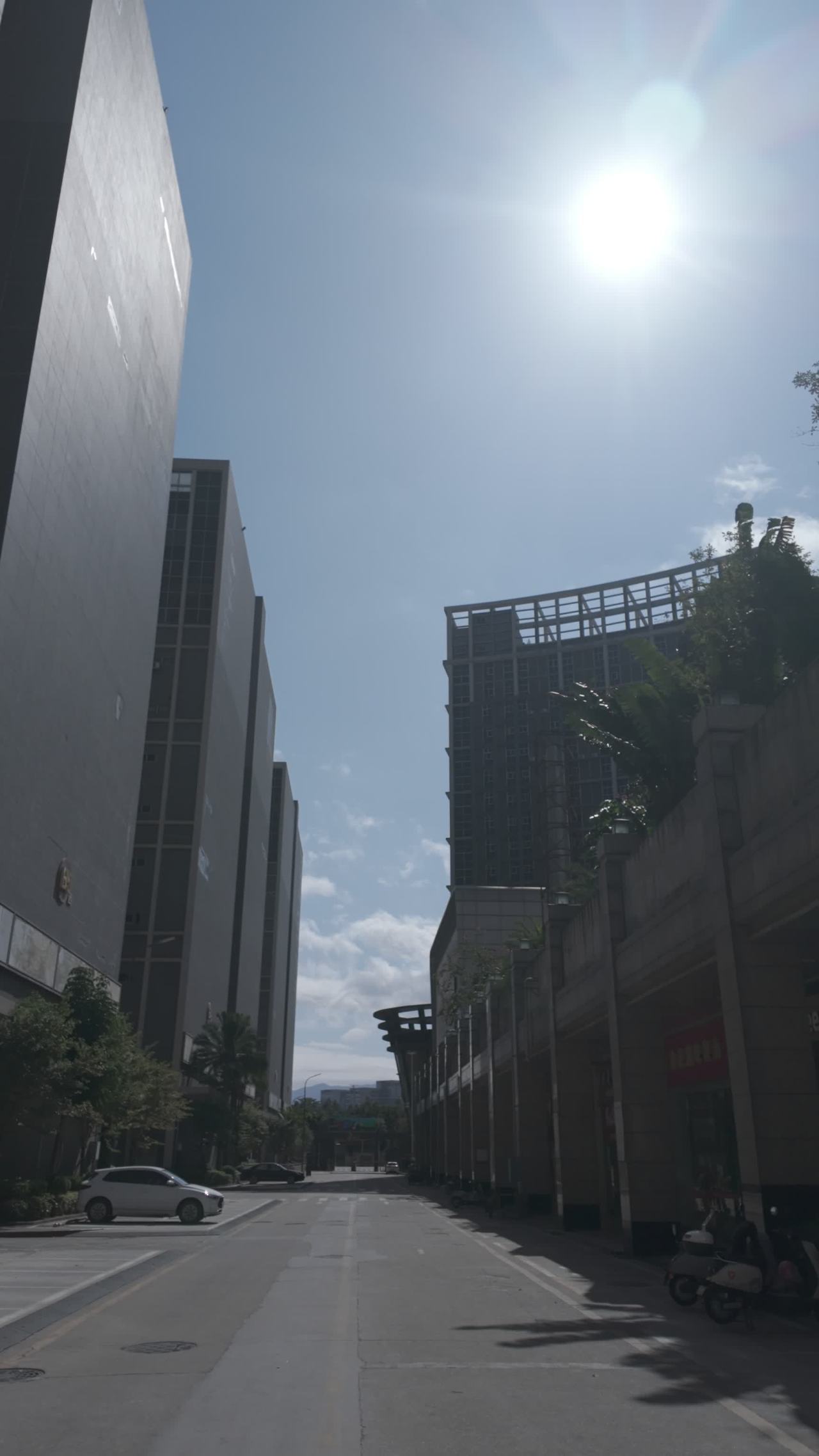 春节里的都市空镜头