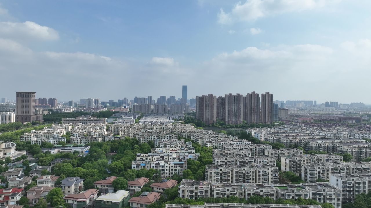 昆山城市航拍