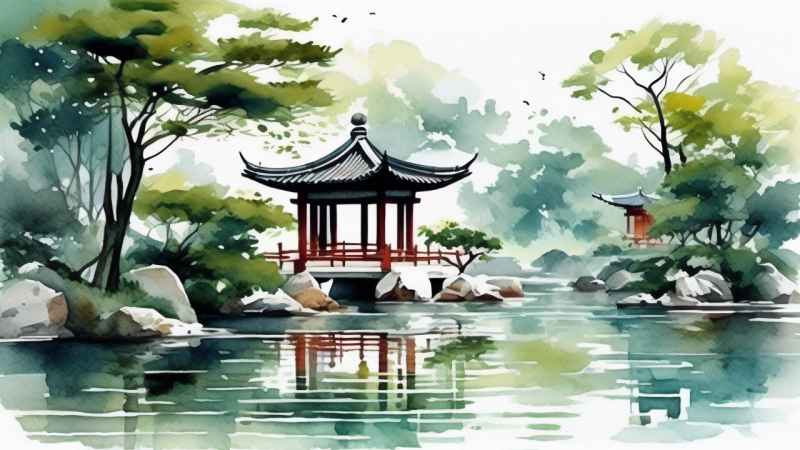 苏氏园林插画 13