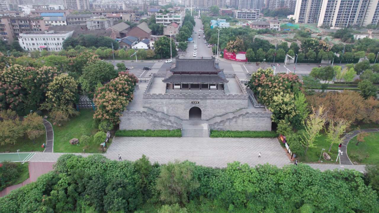 观湘门正面航拍