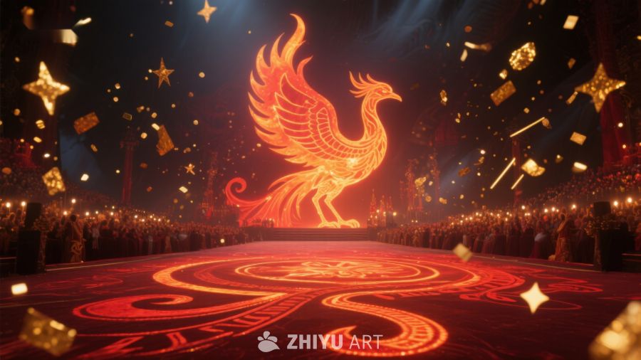 凤凰展翅，金色庆典 90