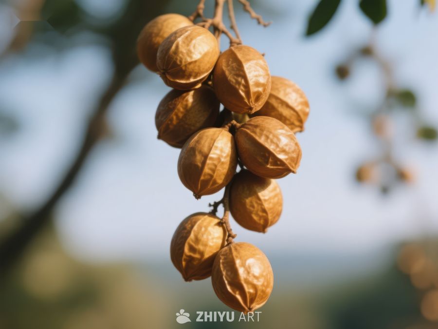 树上悬挂的成熟果实 540