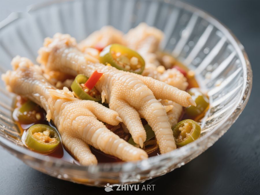 泡椒凤爪，美味可口的中式小吃 1124