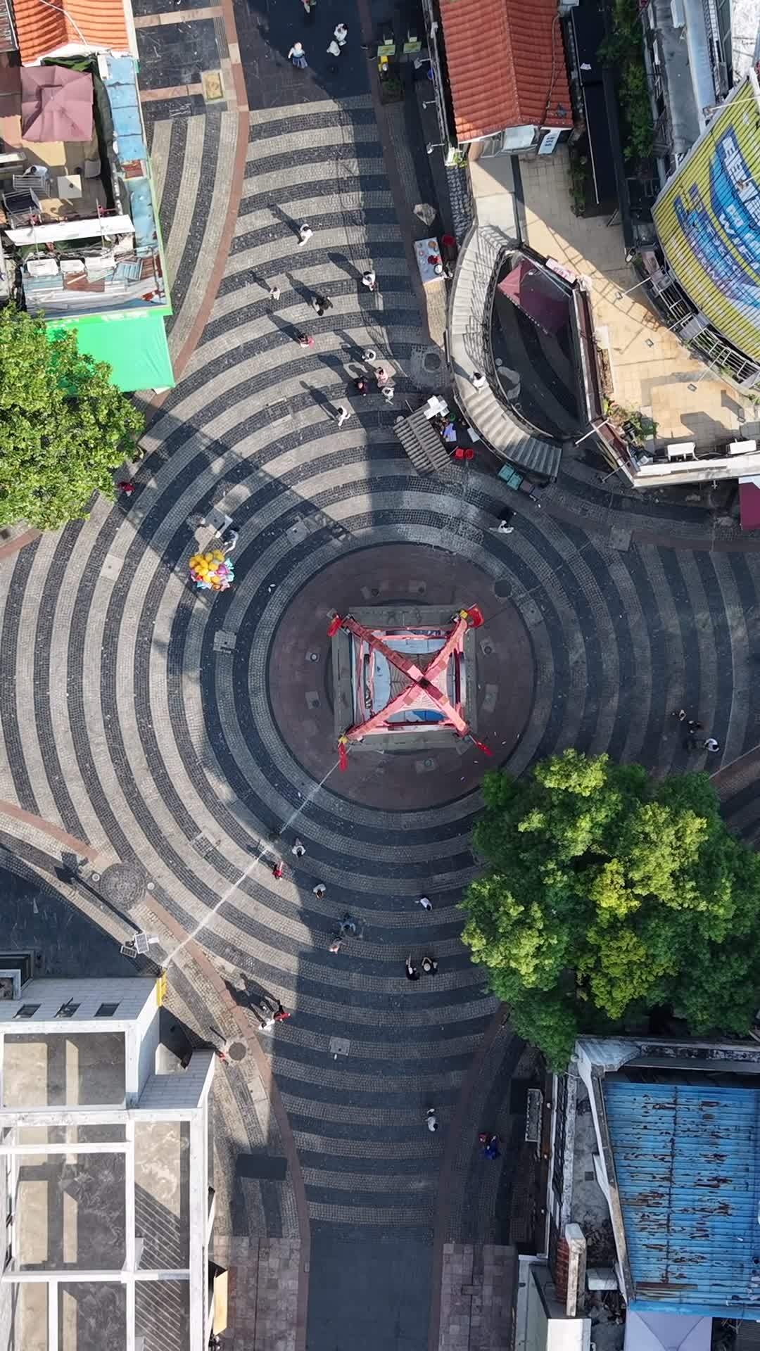 城市中心的宁静时光