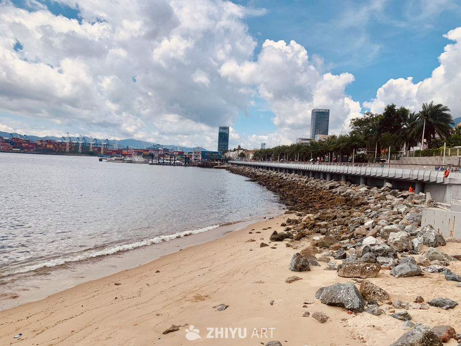 海滨城市风光