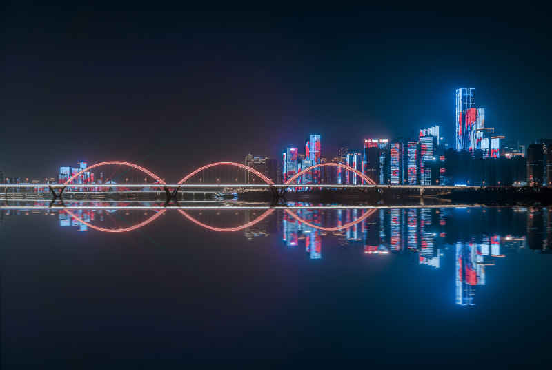 长沙湘江夜景