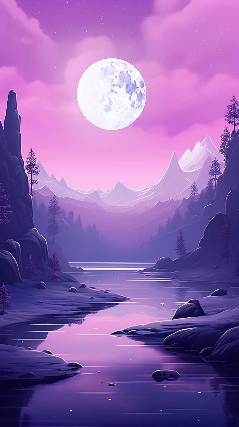 紫色唯美背景