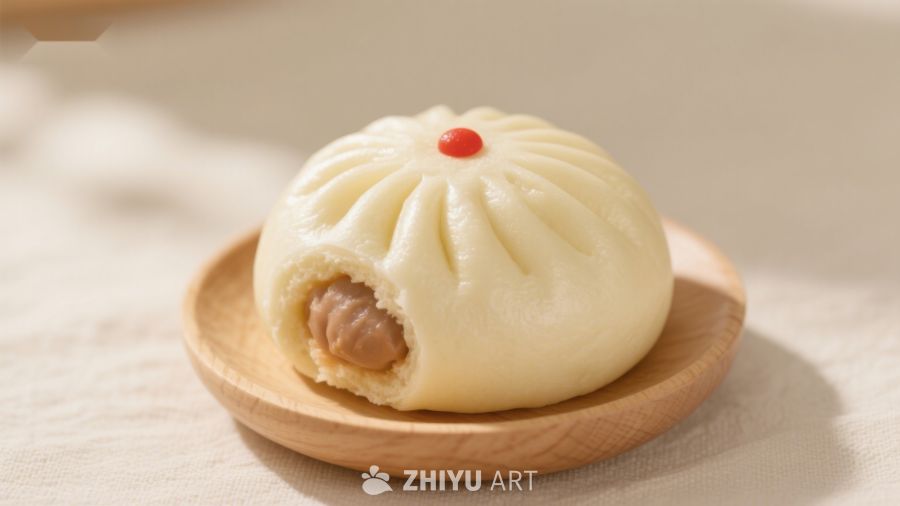 鲜美包子，馅料诱人