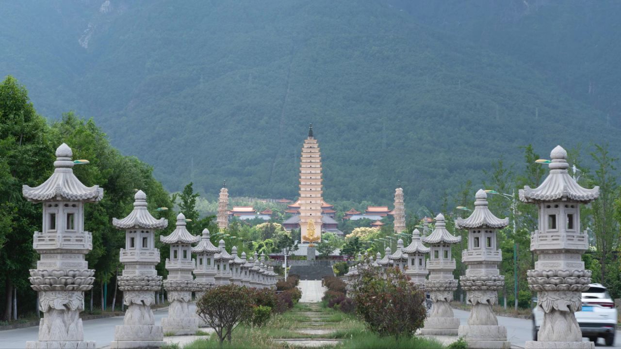 大理崇圣三塔寺延时摄影