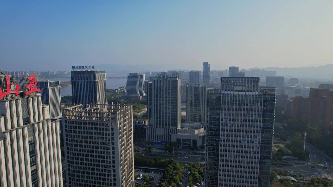 航拍福州高新区建筑景观 4