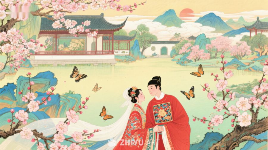 古典园林中的新人婚礼 227