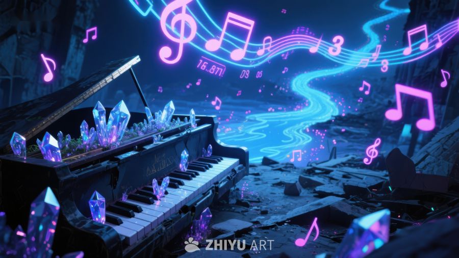 梦幻钢琴与音符的奇幻之旅 248