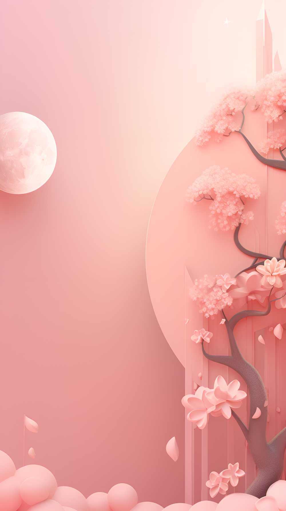 唯美粉色艺术背景图99