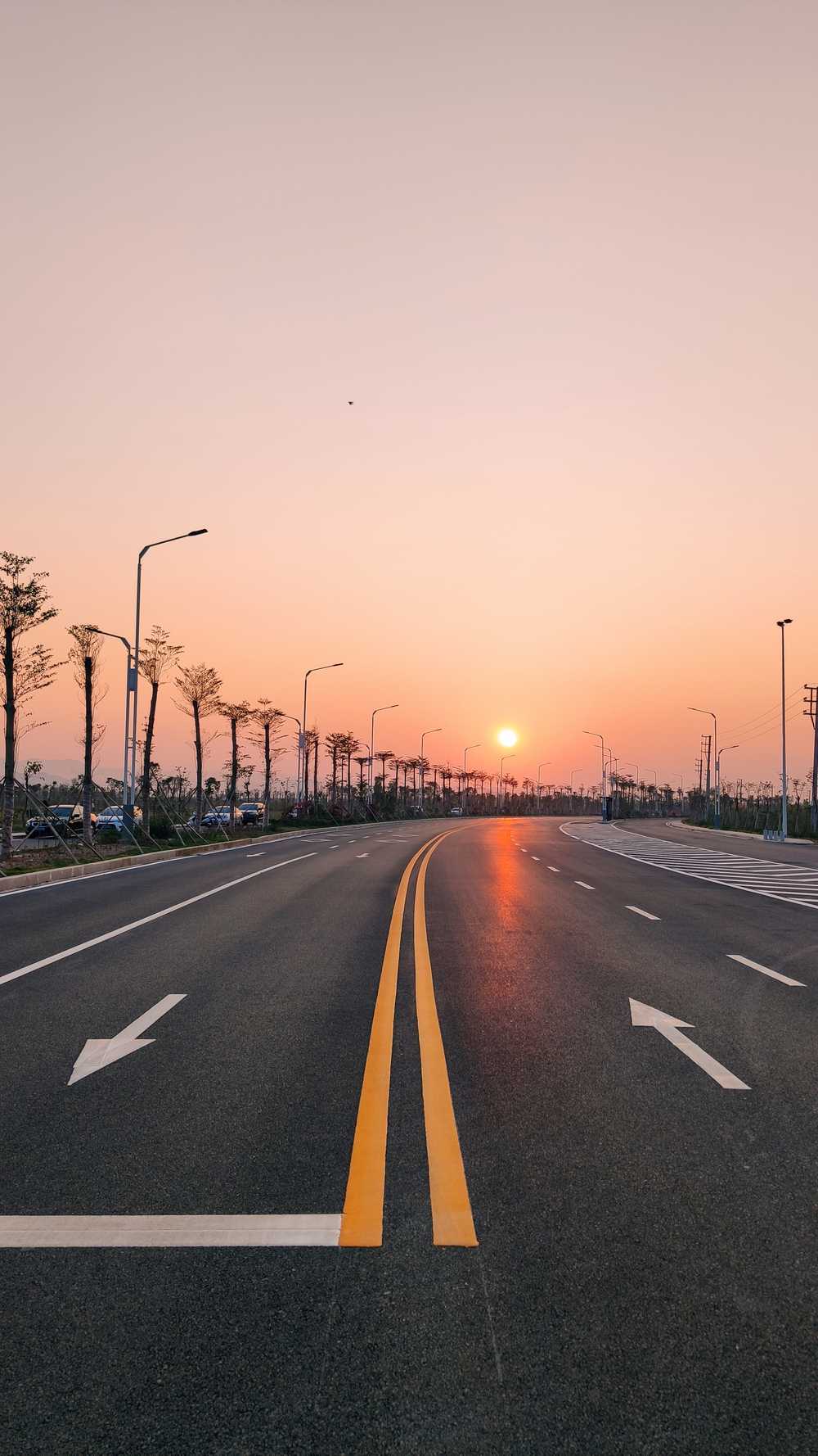 黄昏的公路