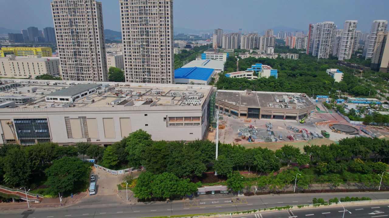 航拍厦门杏林万达广场 1
