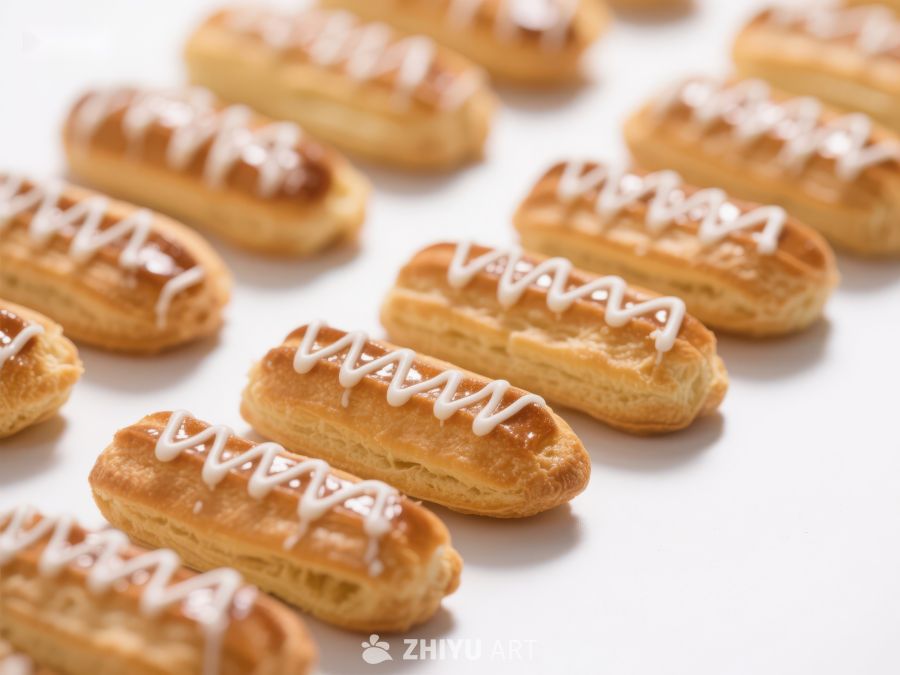 奶油夹心长条酥点