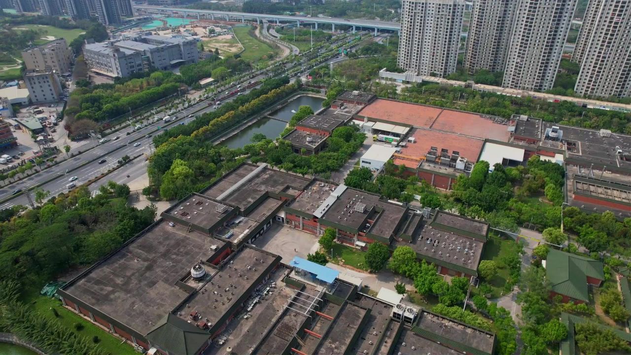 航拍厦门古龙酱文化园