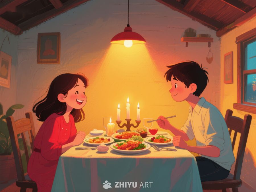 温馨晚餐时光 830