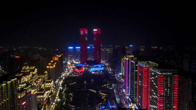 贵州贵阳城市风光航拍图 