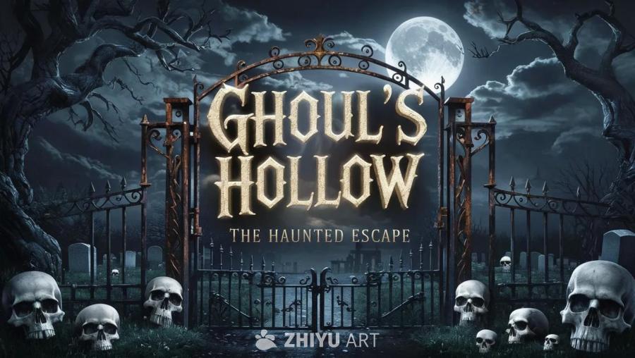 游戏标题卡片，标题为“Ghoul‘s Hollow