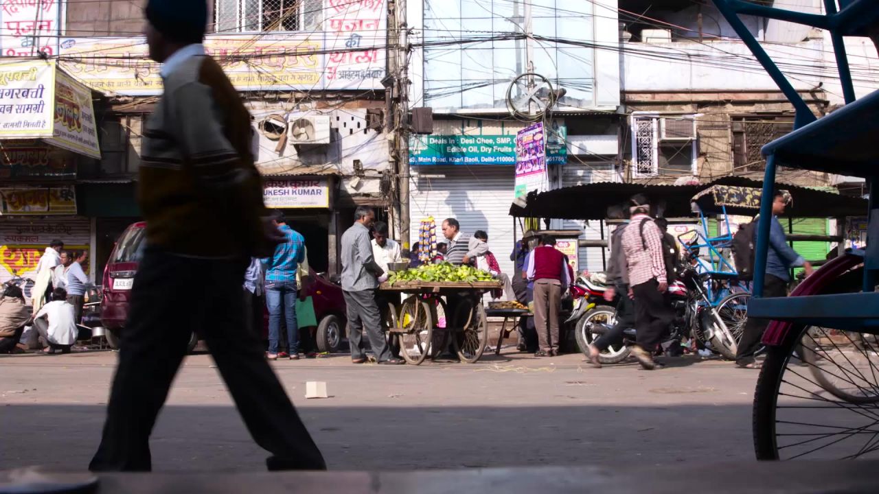 印度街忙人力车