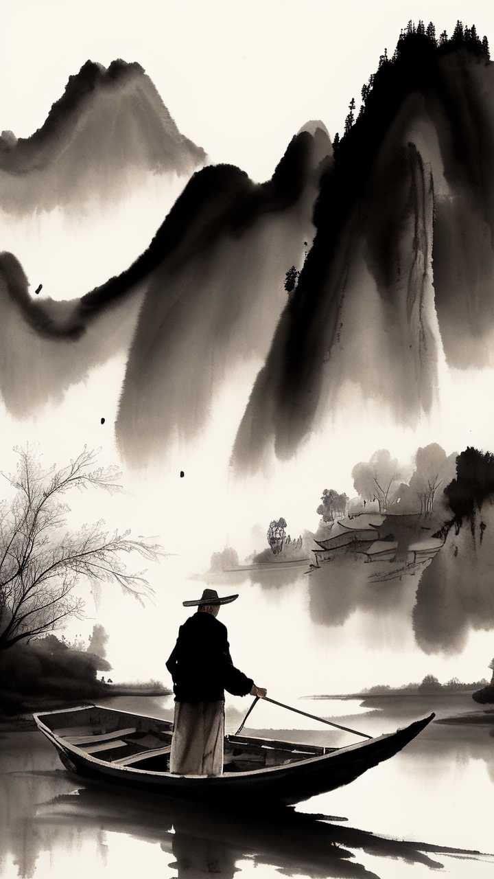 山水画插画