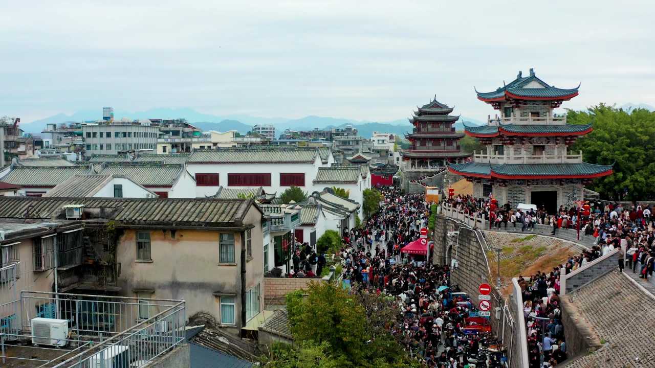 二五年航拍潮州古城九