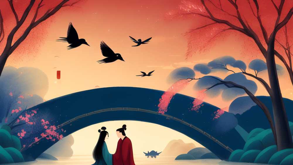 国潮七夕情侣